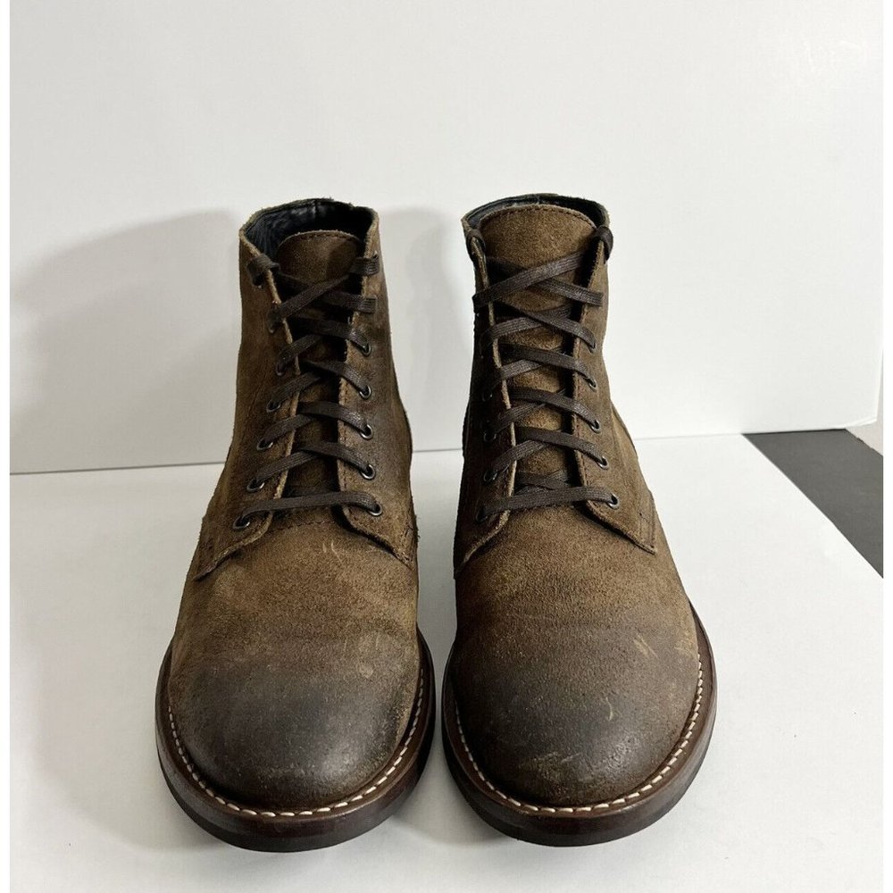 Thursday Boot Co. Moc Pres Suede Boots Mens 11 Brown Lace Up Plain Toe